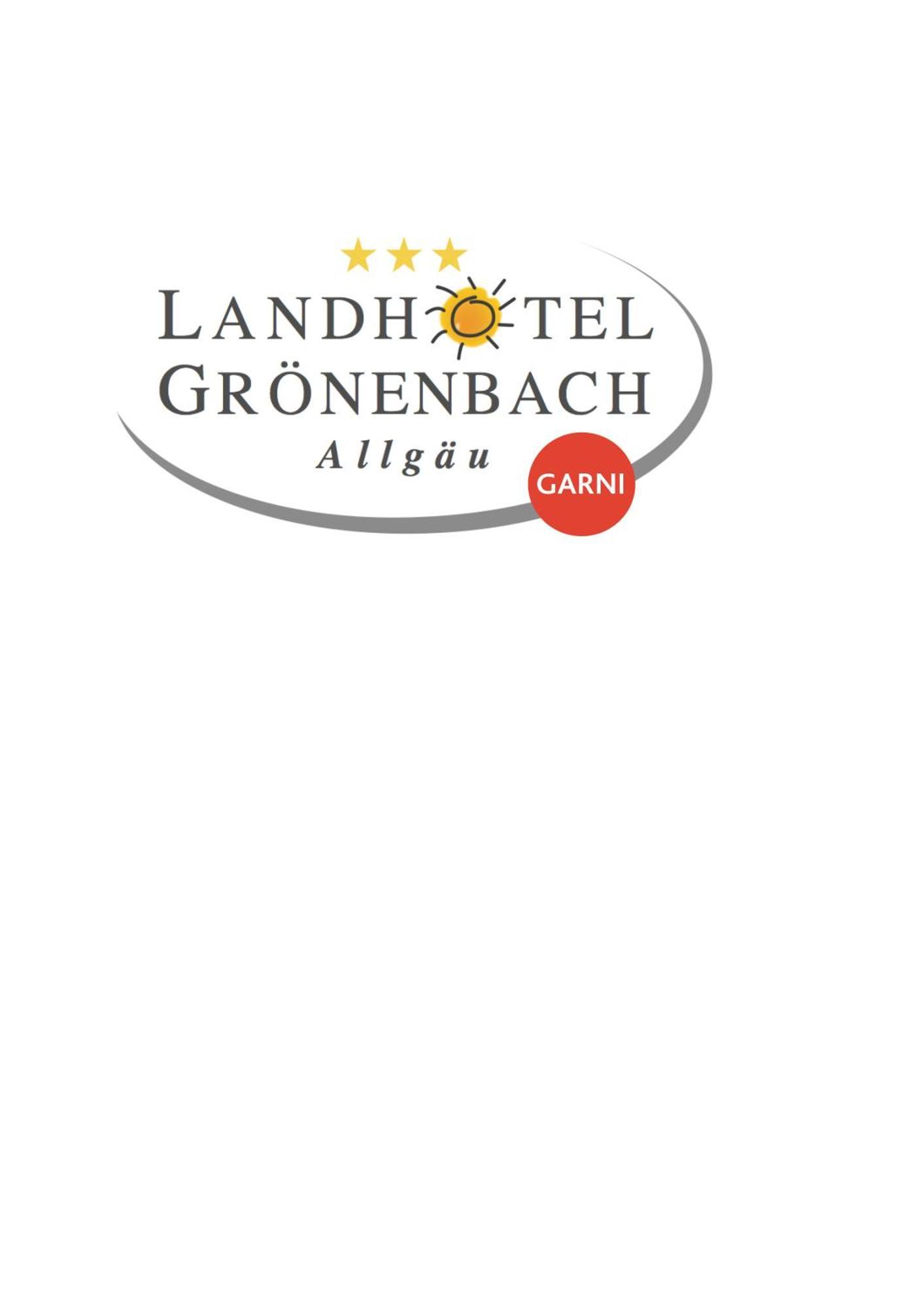 Landhotel Groenenbach Bad Grönenbach Kültér fotó